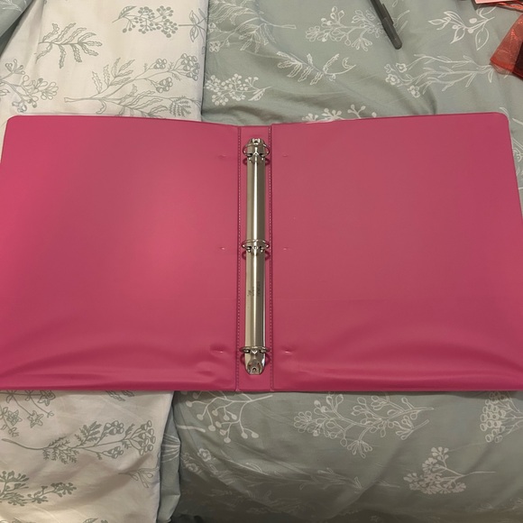 Pink Binder and Peace Sign Binders - Picture 2 of 6